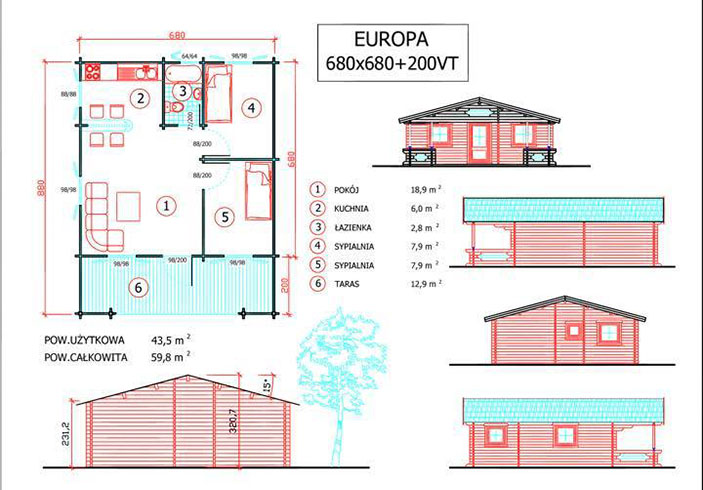 Custom Design and Installation of luxury timber cabins