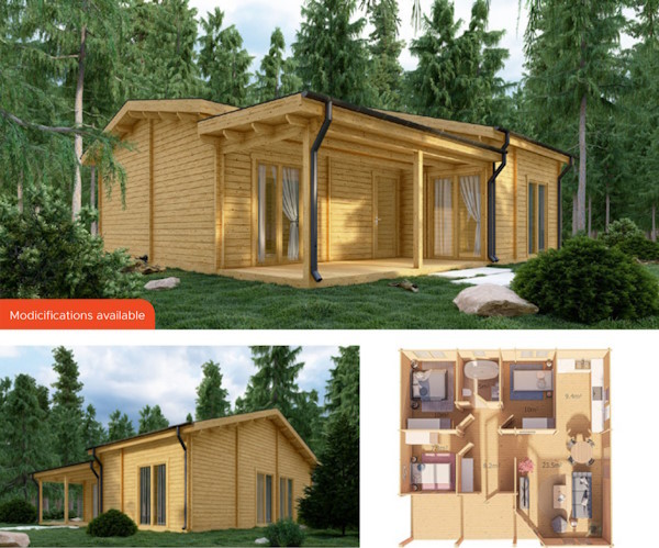 Residential Log Cabin - Summer House