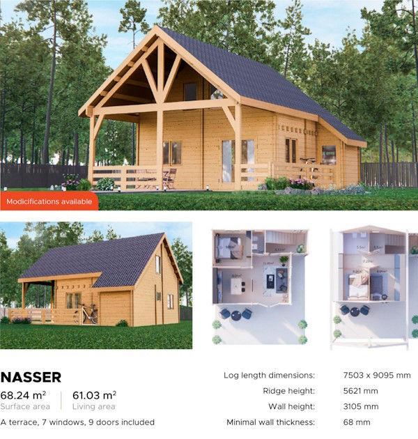 Residential Log Cabin - Summer House