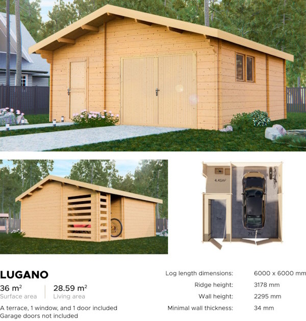 Residential Log Cabin - Summer House