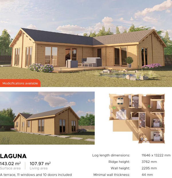 Residential Log Cabin - Summer House