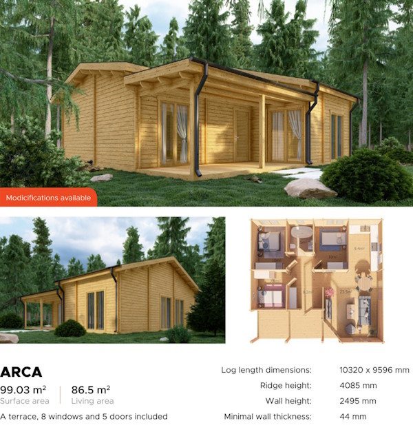 Residential Log Cabin - Summer House